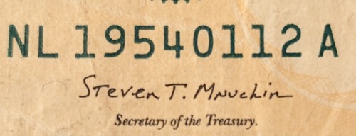 2017 $10 Currency Note (JANUARY 12, 1954) Birthday, Anniversary, Important Date - Picture 1 of 3