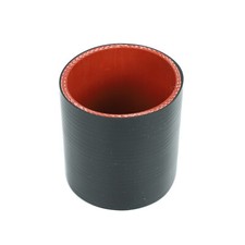 2 Inch 51 Mm Id Straight Silicone Intercooler Coupler Hose Pipe Black Red