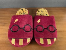 Harry Potter Adult Glasses Slippers L/XL Women 10-13 Men 9-12 Hogwarts Wizards