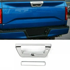 Chrome Tailgate Door Handle Cover Trim Decor Bezel Fit Ford F150 2015-2020