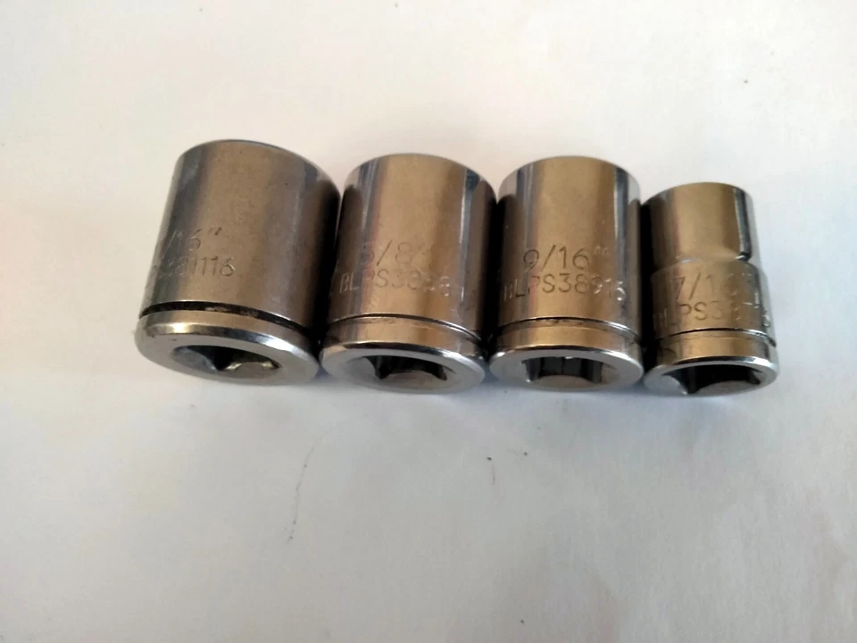 Blue point 3/8 drive 4 peace socket set - Image 4 of 4