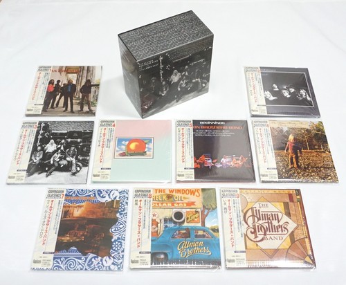 The Allman Brothers Band - Mini LP CD 9 Titles Set + Promo Box Extra Obi Japan