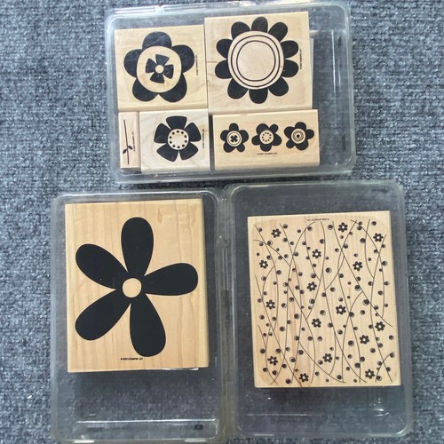 Stampin' Up Stempelsets Lot über 300 insgesamt Holz Liebe Blumen Weihnachten Basteln - Bild 10 von 18