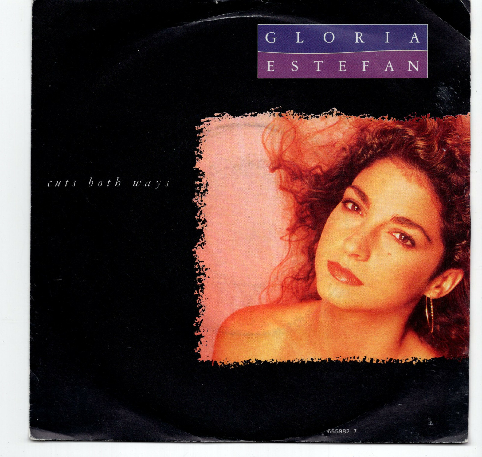 (T516) Gloria Estefan, Cuts Both Ways - 1990 - 7 inch vinyl