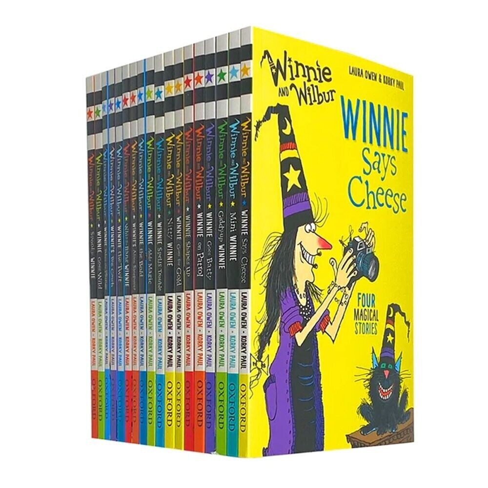 Winnie and Wilbur 18 Magical Fiction by Laura Owen Books Collection Set PB NEW