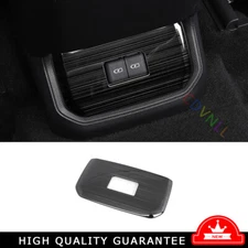 Rear USB Socket Control Frame Trim 1* For Toyota Highlander 20-22 Black Titanium