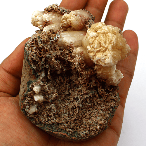 278,7 g Estilbita Natural y Apofilita con Calcedonia en Matriz Decoración Mineral - Imagen 12 de 14