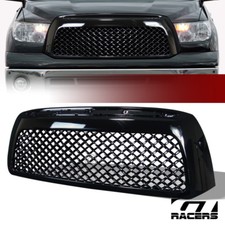 For 2007-2009 Tundra Gloss Blk Tr-style Mesh Front Bumper Grill Grille Guard Abs
