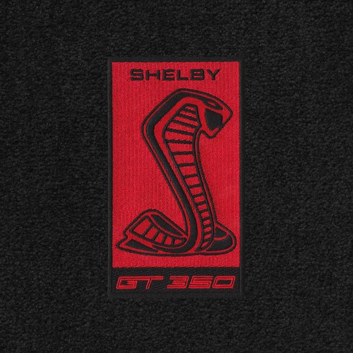 Lloyd Mats Velourtex Shelby Mustang Logos Black Front Floor Mats (2015-2022) - Picture 10 of 32