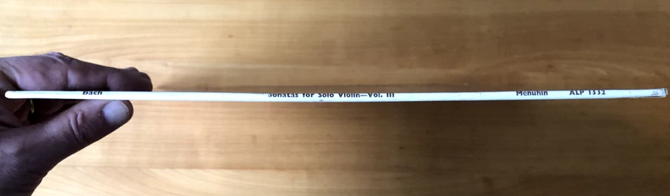 HMV ALP 1532 Yehudi MENUHIN Bach Sonatas N°5 & N°6 For Solo Violin MONO LP EX - Photo 4/4