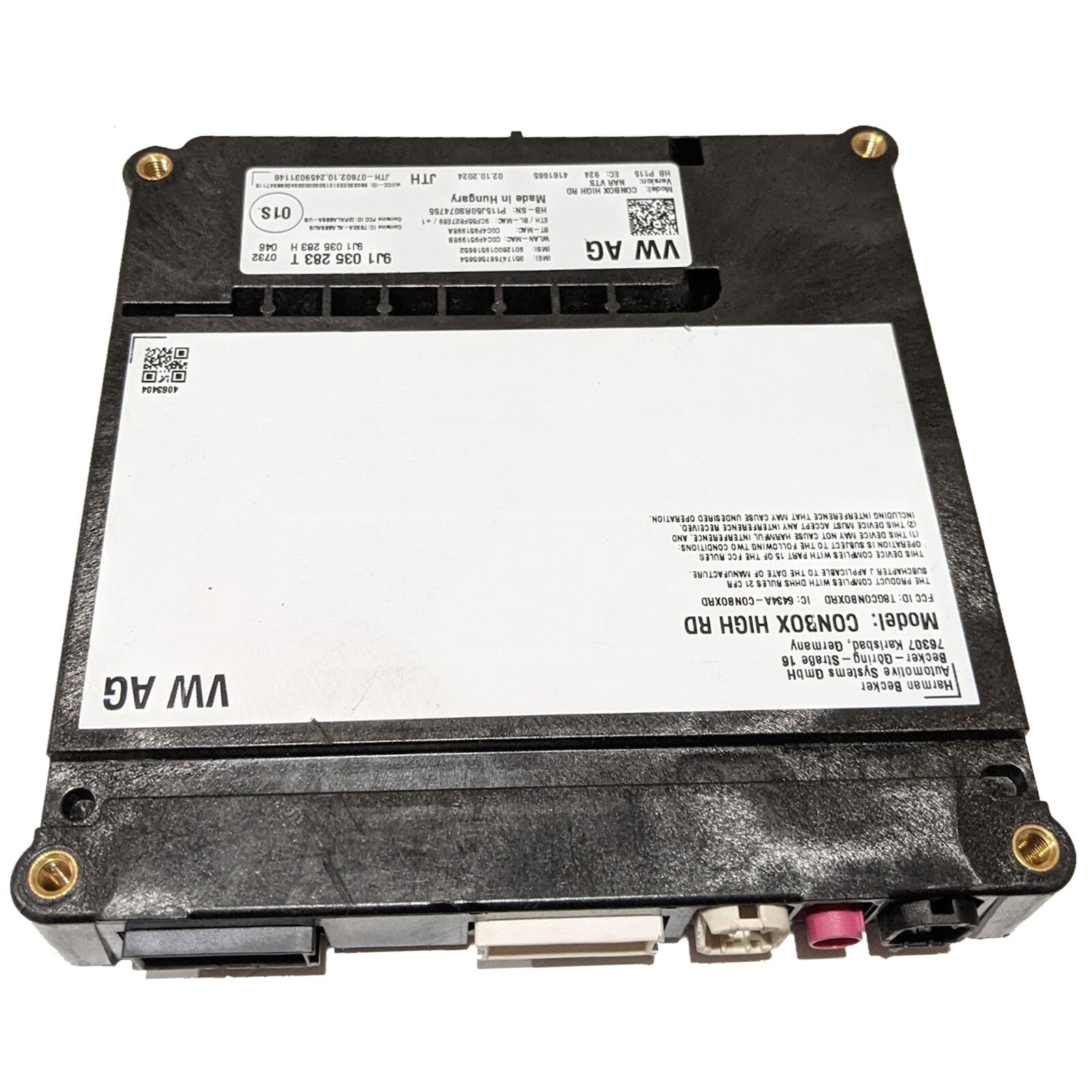 OEM Emergency Call Communication Control Module Porsche Lamborghini 9J1035283T