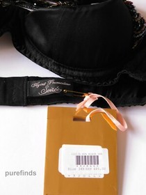 AGENT PROVOCATEUR SOIREE LIDIJA SILK DEMI BRA 34B & BRIEF SIZE 2, RRP &pound;790 NWT