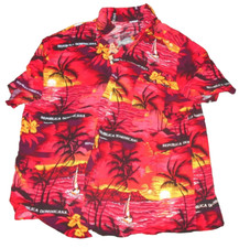 Republic Of Dominica Mens 3X Button Up Dress Shirt