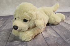 FAO Schwarz Golden Labrador Retriever Puppy Dog Plush Stuffed Animal Lab Yellow
