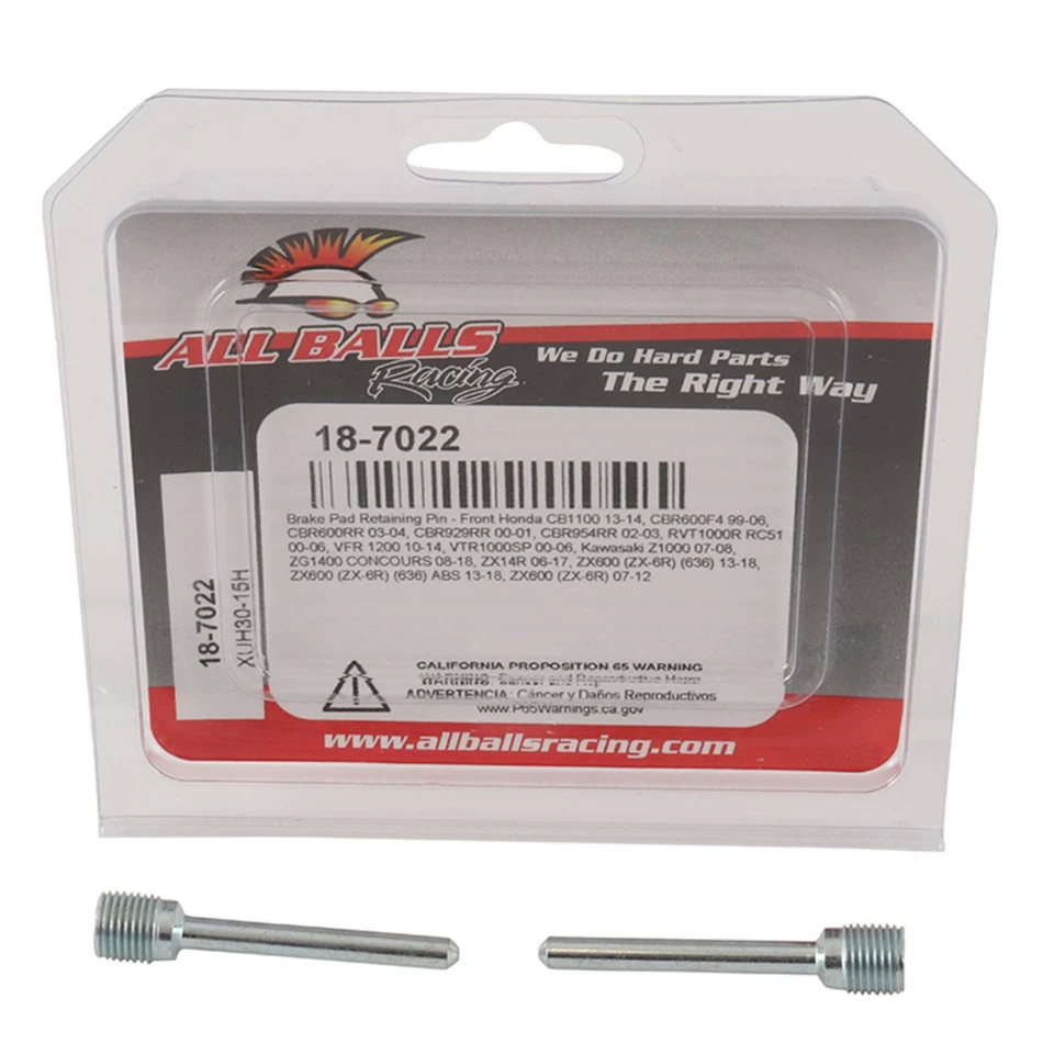 All Balls Front Caliper Bolt Kit 18-7022 For Honda CBR 600 F4 99-06 Foto 3 de 4