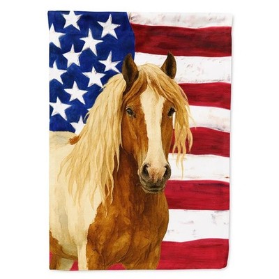 Carolines Treasures WDK6484CHF 40 x 28 in. Skewbald Gypsy Vanner Horse Americ...