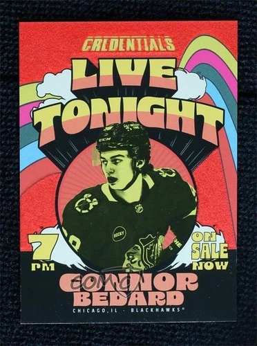 2023-24 Upper Deck Credentials Live Tonight Connor Bedard #LT-18 Rookie RC