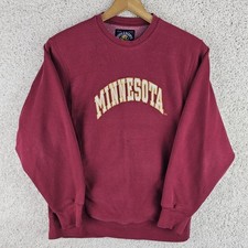 Vintage 90s Minnesota Golden Gophers Steve And Barry's Sweatshirt Mens Small