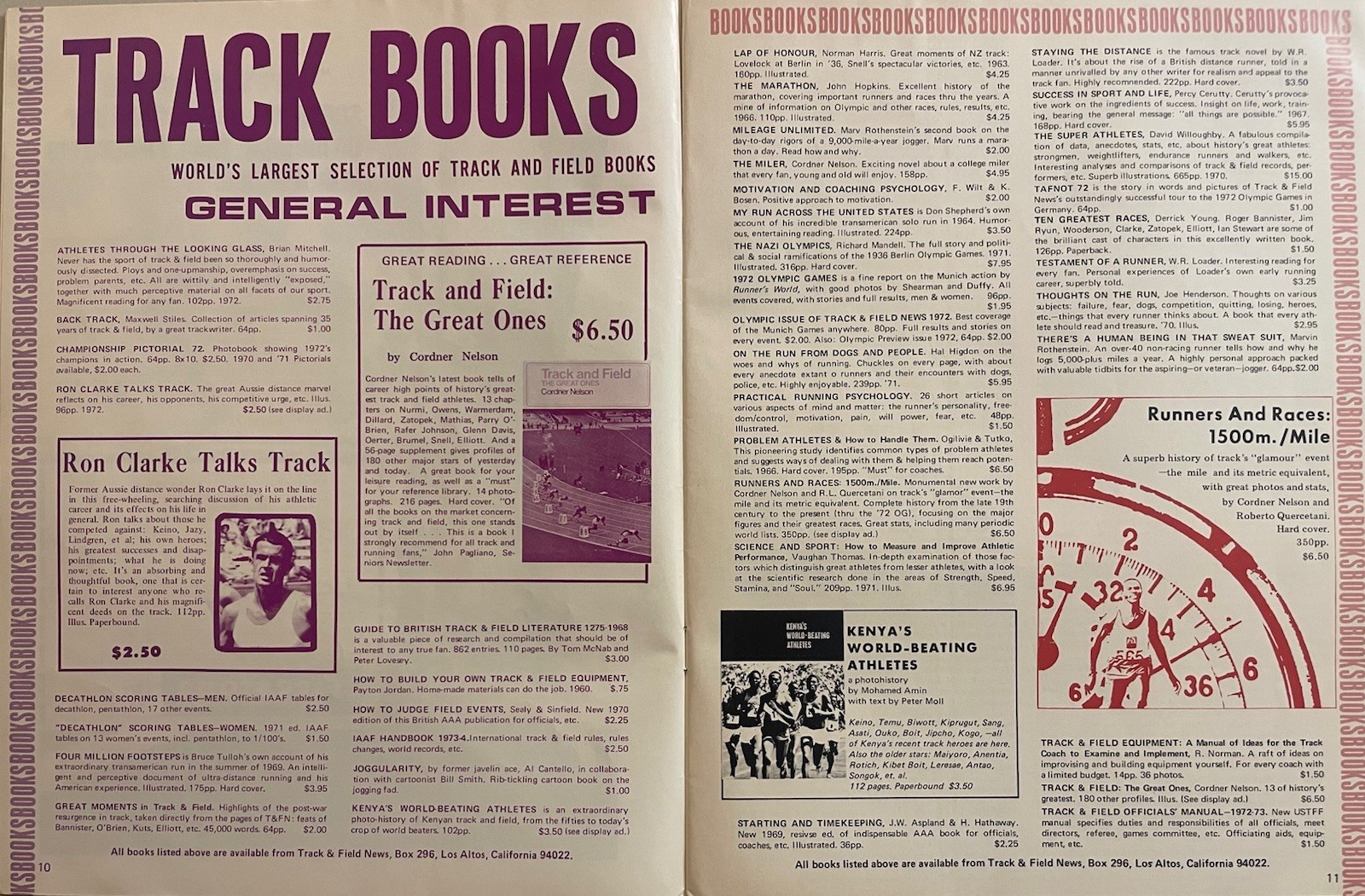 1973 Track and Field Market Place Fall                               Dave Wottle