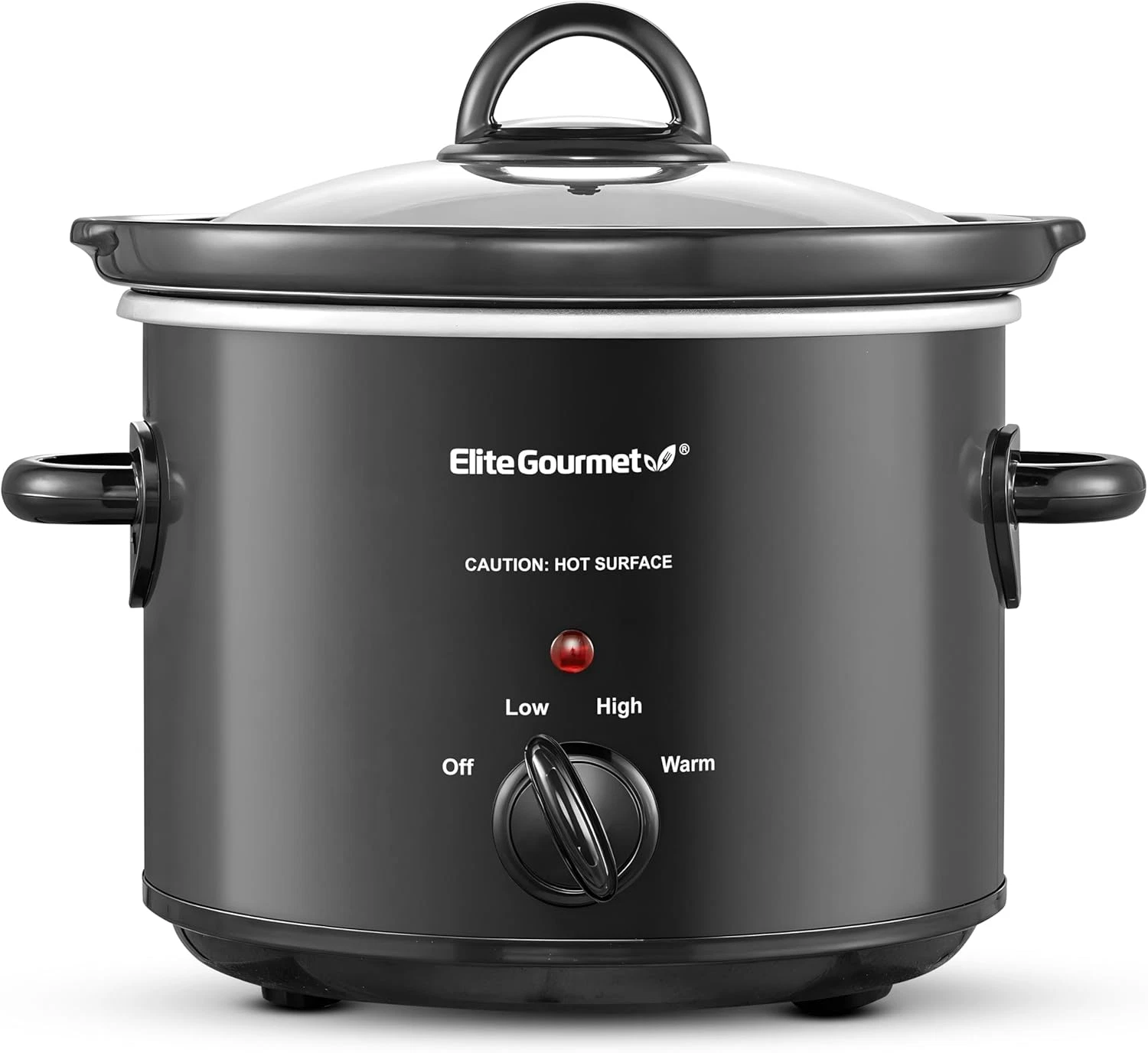 Elite Gourmet MST-350B Electric Slow Cooker, Adjustable Temp, Entrees, Sauces, S