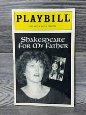 SHAKESPEARE FOR MY FATHER, HELEN HAYES THEATRE, JULY 1993, BROADWAY PLAYBILL