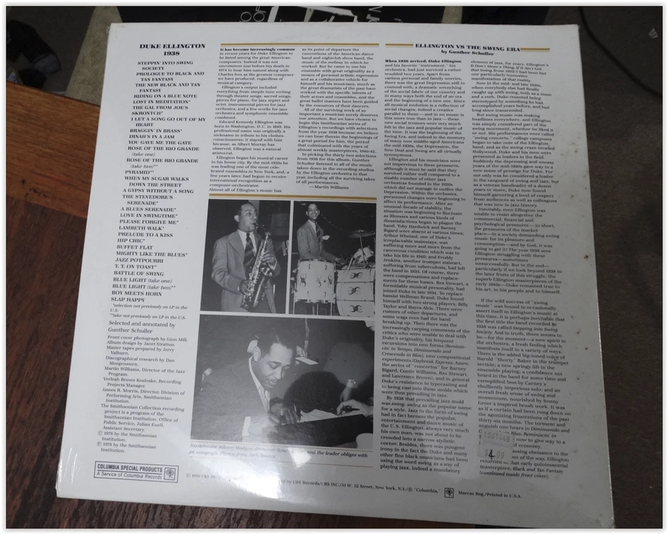 New ,  Sealed - Duke Ellnigton   1938 $ 1938       2 sets - 2  LP per set - Image 3 of 4