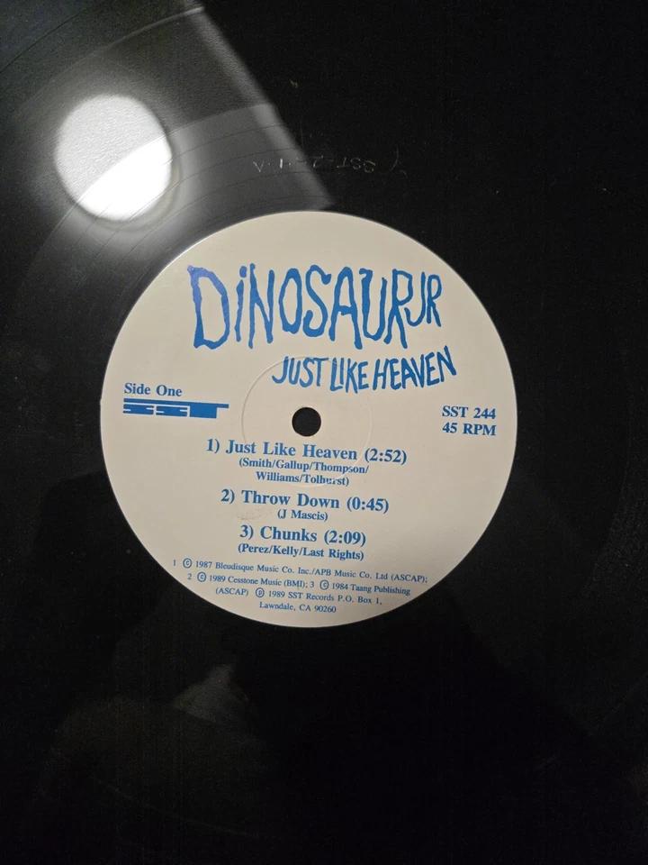 FIRST PRESS / Dinosaur Jr. – Just Like Heaven / 1989 SST Records – SST 244 NM/NM Foto 4 de 4