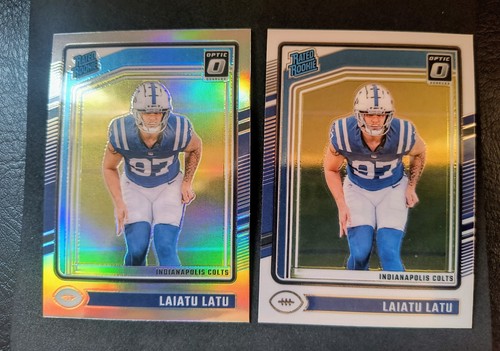 2024 Panini Donruss Optic LAIATU LATU Silver Holo Prizm #267 & Base RC