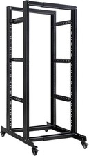 Adjustable Open Rack 27U 4 Post Open Frame 19-Inch Data Network Desktop