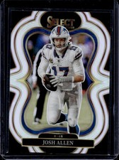 2025 Panini Select Josh Allen Suite Level Silver Prizm #386 Bills