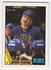 1987-88 O-Pee-Chee Bernie Federko #83 Blues