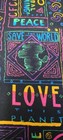 Vintage Save The World 90s Fabric Cotton 24"x60" Bretmar Division Of Brett — photo 4