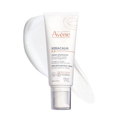 Avène XeraCalm A.D Lipid-Replenishing Cream, 6.7 Ounce (Pack of 1), white 