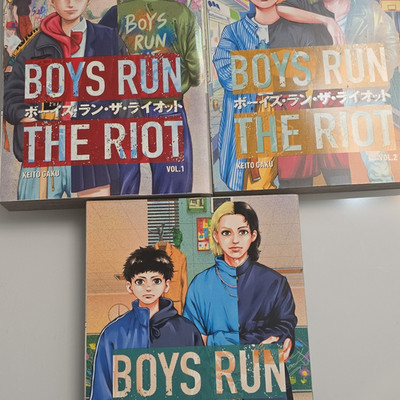 Kodansha Comics Boys Run The Riot Manga Band 1-2 Englisch Keito Gaku Lot