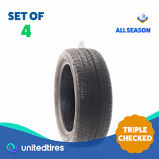 Set Of 4 Used 21550r17 Michelin Energy Saver As Selfseal 19i7t