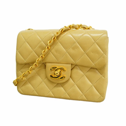 Chanel Shoulder Bag Mini Matelasse Chain Lambskin 840993