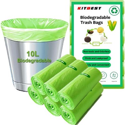 Organic Waste Bags Rubbish Bags Kompostierbar 10L 120 Stück Küchenmüllbeutel