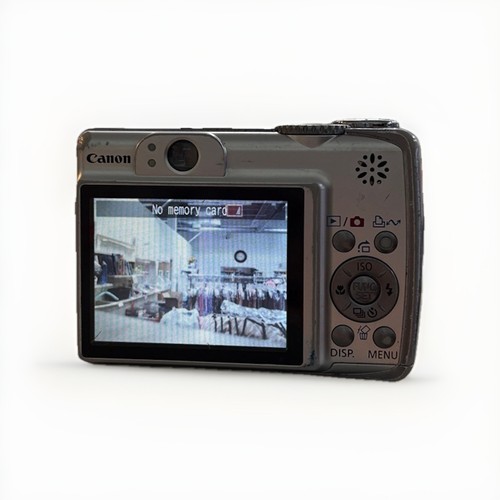 Canon PowerShot A560 7.1MP Digital Camera - Silver Tested And WORKING (M) - Picture 3 of 12