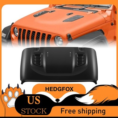 10th Style Aluminum Hood Compatible With 2018-2025 Jeep Wrangler JL Gladiator JT