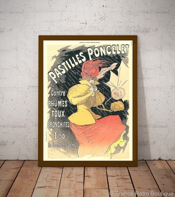 Pastillen Armband Vintage Poster