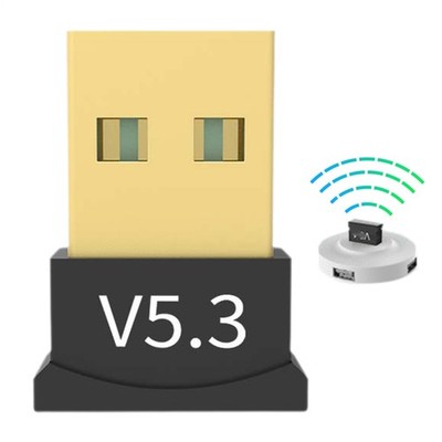 USB Bluetooth 5.3 Wireless Audio Music Stereo Adapter Dongle receiver For TV PC