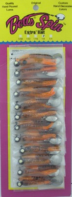 Betts 023ST-44N 1/8 Oz Beetle Spin 2'' Splittail O Crawfish Glit Card Mit 12