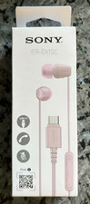 Sony IER-EX15C B Stereo Earbud Headphones Wired In-Ear Earphones USB-C PINK BNIB