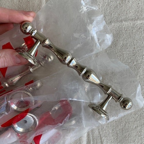 Lot of 5 NWT Richelieu Brome Collection Polished Nickel Cabinet Pulls - Picture 4 of 7