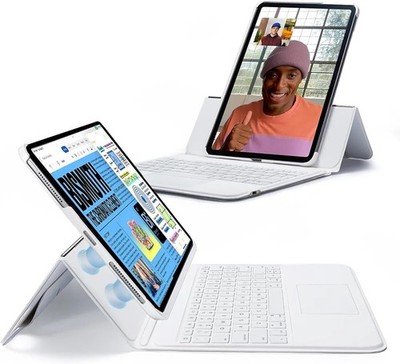ESR Magnetic Keyboard Case 360 Rebound iPad Pro 12.9 WHITE (6th/5th/4th/3rd Gen)