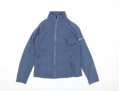 Berghaus Damen blau Größe 12 Fleecejacke mit durchgehendem Reißverschluss