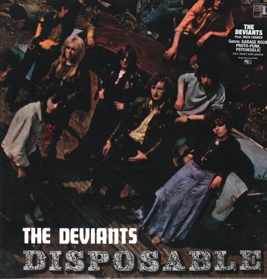 Deviants Disposable LP vinyl Europe Morgan Blue Town 2025 2025 Reissue BT5057