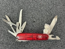 Victorinox Huntsman Lite 91mm Swiss Army Knife w/ LED Light & Reflective Lanyard