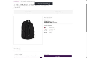 antler metis laptop backpack Icon in Black Made from 100% recycled polyester Antler's Chelsea Backpack review: why