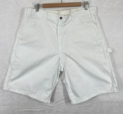 Dickies Herren Maler Arbeitsshorts W36 weiß Sherwin Williams Utility